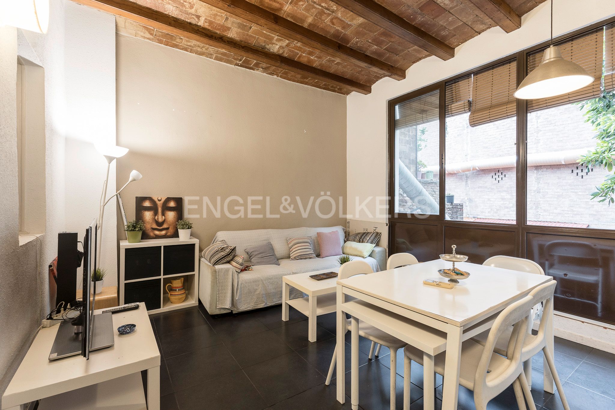 Living room of Apartment for sale in  Barcelona Capital  with Air Conditioner and Heating