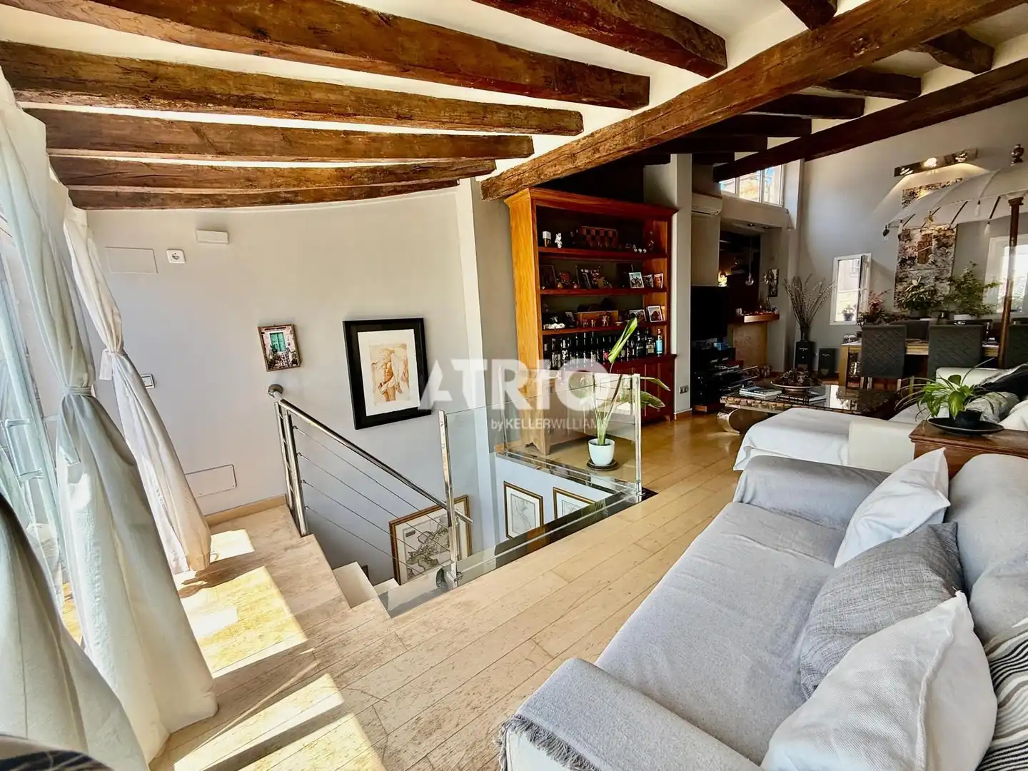 Sala de estar de Dúplex en venta en  Palma de Mallorca con Aire acondicionado y Terraza
