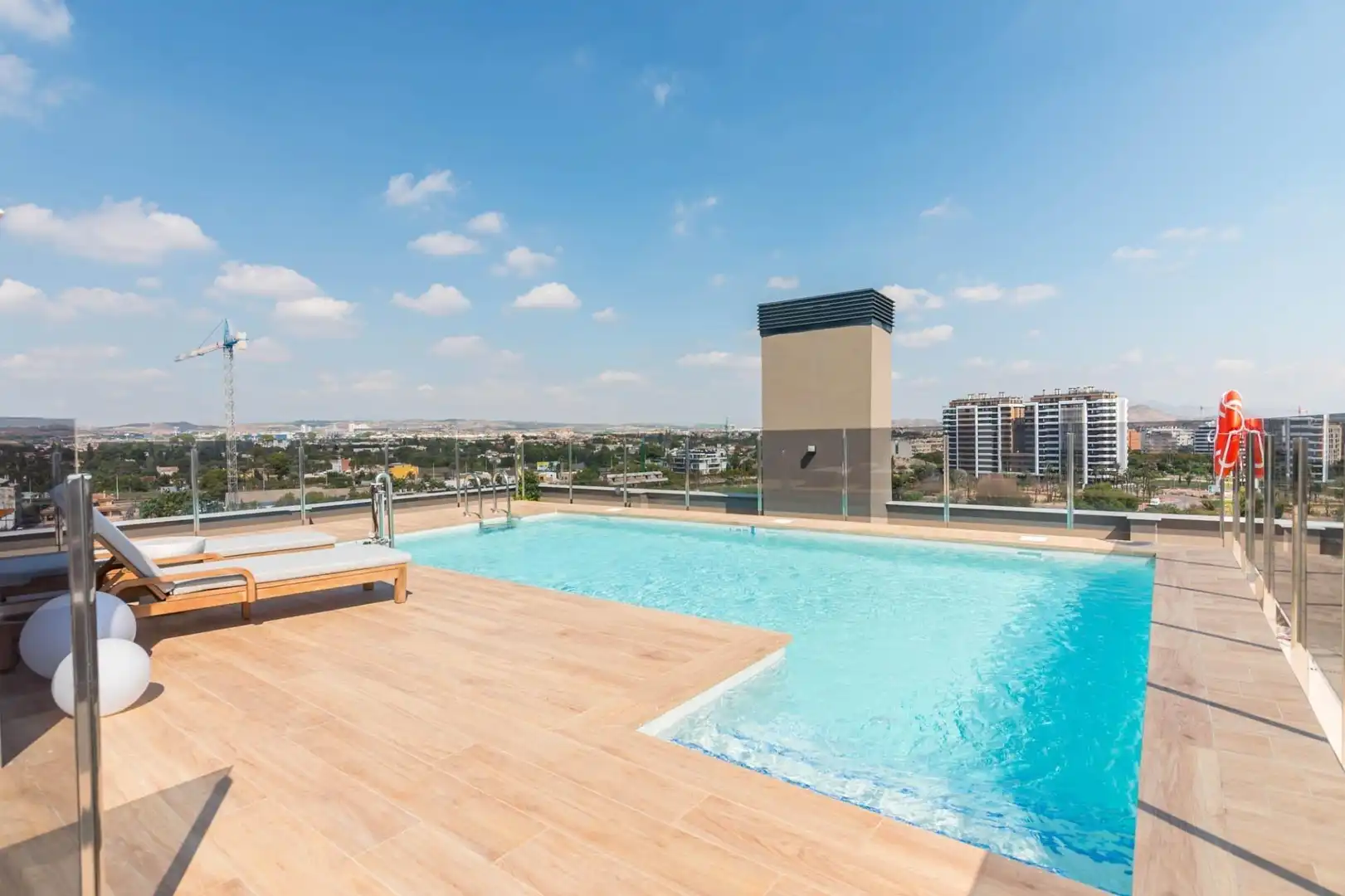 Swimming pool of Flat for sale in Murcia  with Air Conditioner, Heating and Private garden