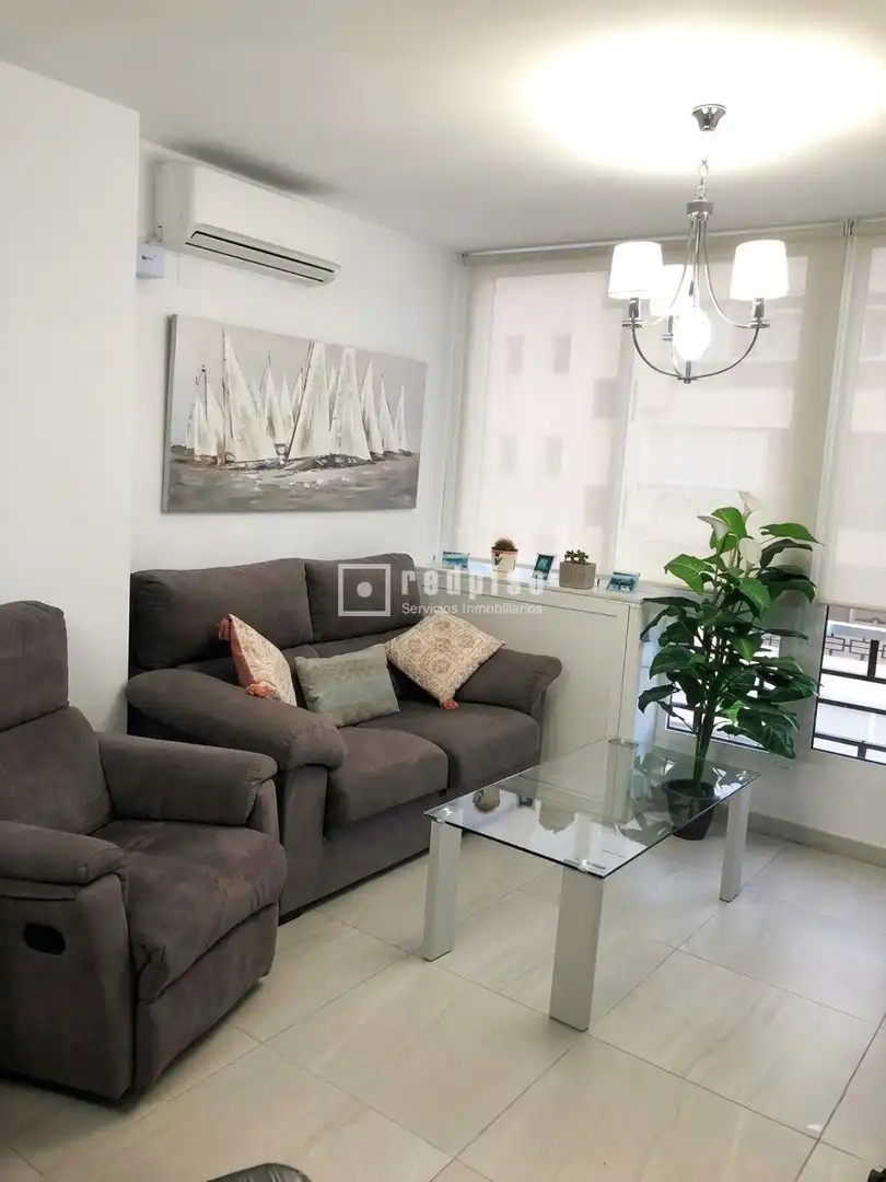Wohnzimmer von Wohnung zum Verkauf in Torremolinos mit Klimaanlage, Heizung und Schwimmbad