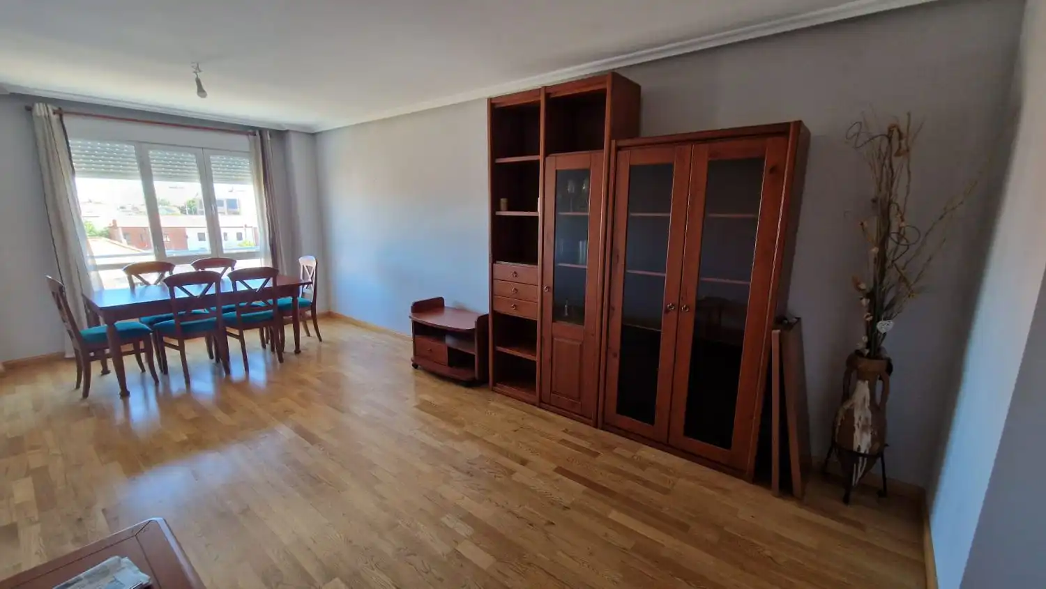 Wohnzimmer von Wohnung zum Verkauf in León Capital  mit Heizung, Parkett und Terrasse