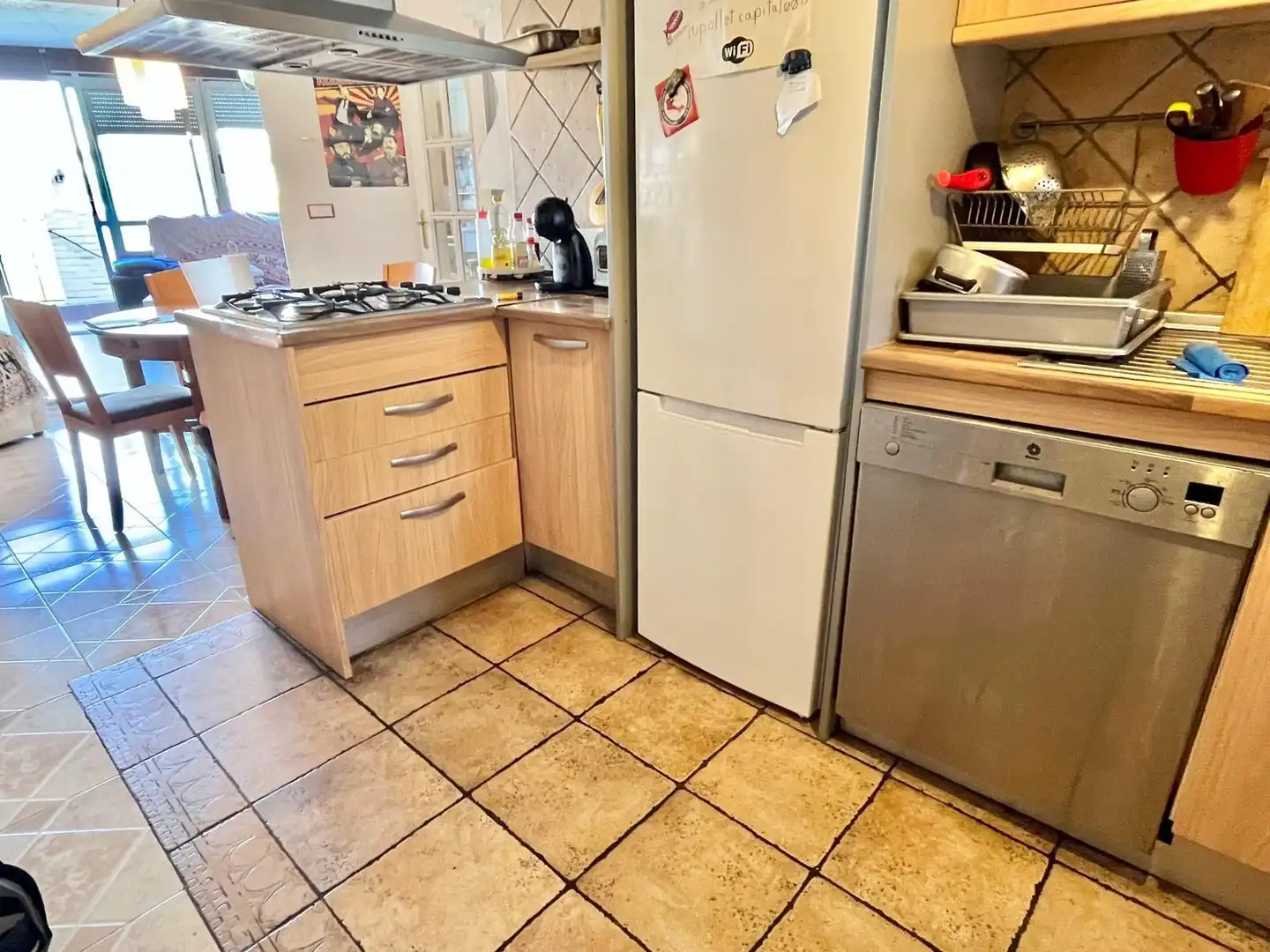 Kitchen of Attic for sale in Ripollet  with Air Conditioner, Heating and Balcony