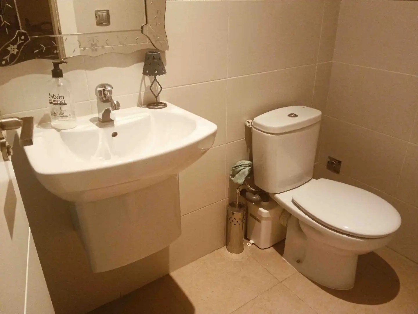 Baño de Casa adosada en venta en María de Huerva con Calefacción, Terraza y Trastero