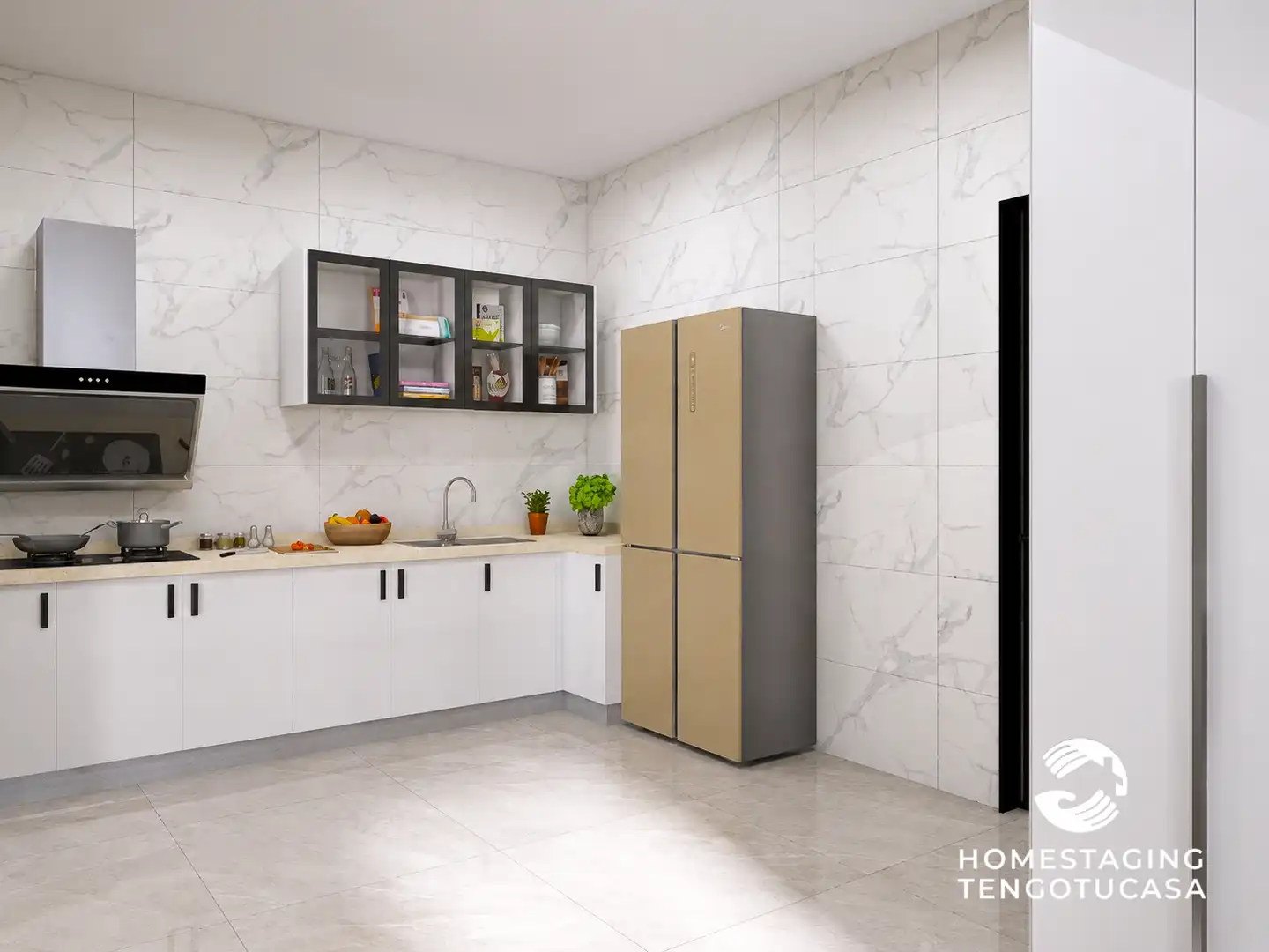 Kitchen of Flat for sale in Madrid  with Air Conditioner, Heating and Terrace