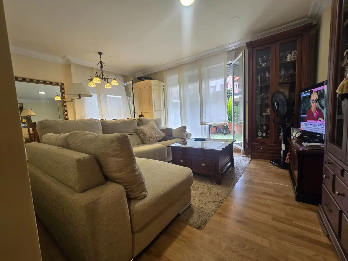 Sala d'estar de Apartament en venda en Villamediana de Iregua amb Calefacció, Jardí privat i Terrassa