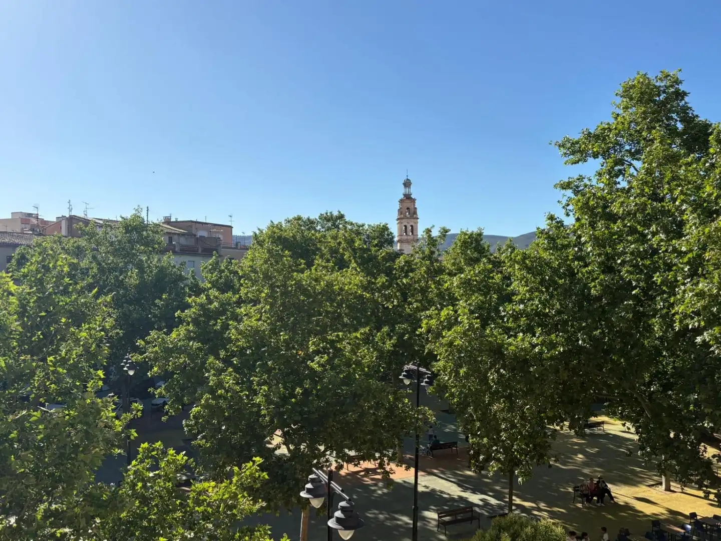 Vista exterior de Piso de alquiler en Ontinyent con Alarma