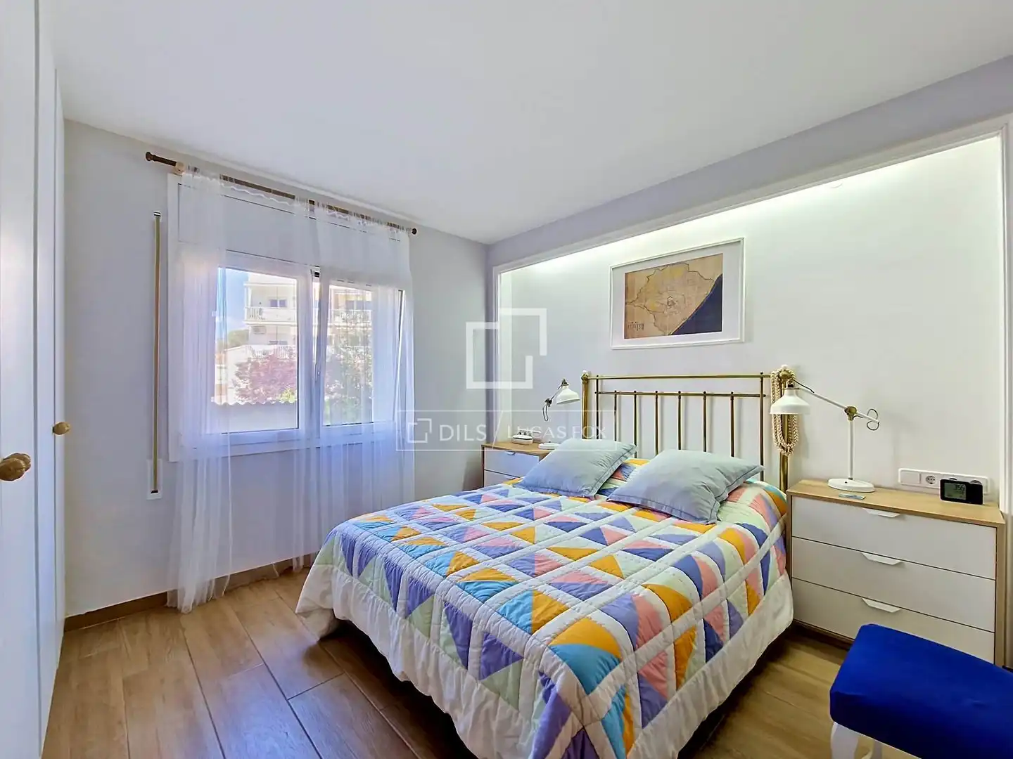 Bedroom of Flat for sale in Vilanova i la Geltrú  with Air Conditioner, Heating and Terrace