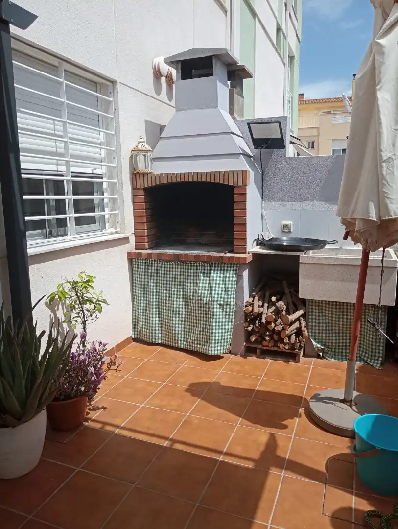 Terraza de Casa adosada de alquiler en Almazora / Almassora con Terraza, Piscina y Amueblado