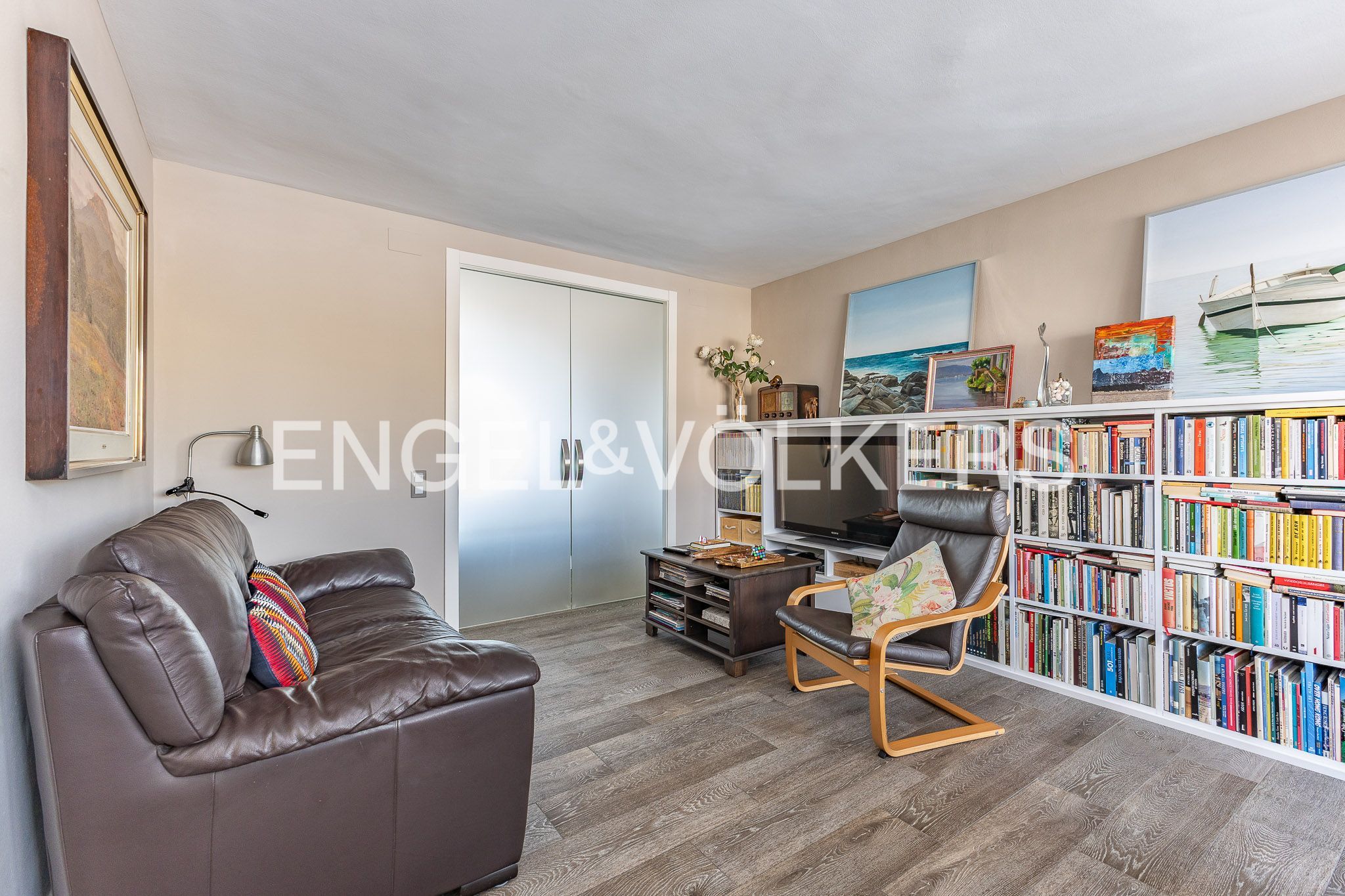 Sala de estar de Piso en venta en Sabadell con Aire acondicionado, Calefacción y Jardín privado