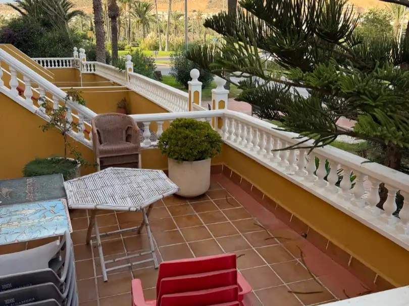 Terrassa de Casa o xalet en venda en El Ejido amb Aire condicionat, Jardí privat i Terrassa