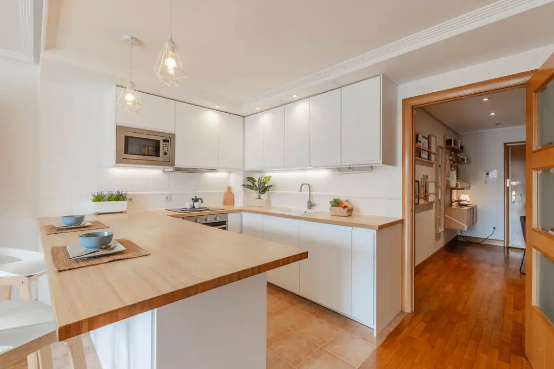 Küche von Wohnung zum Verkauf in Pasaia mit Heizung und Terrasse