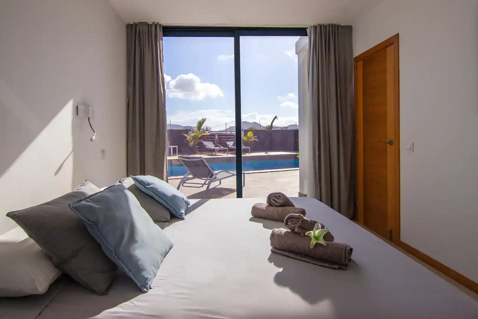 Habitación de Casa o chalet en venta en La Oliva con Aire acondicionado, Piscina y Balcón
