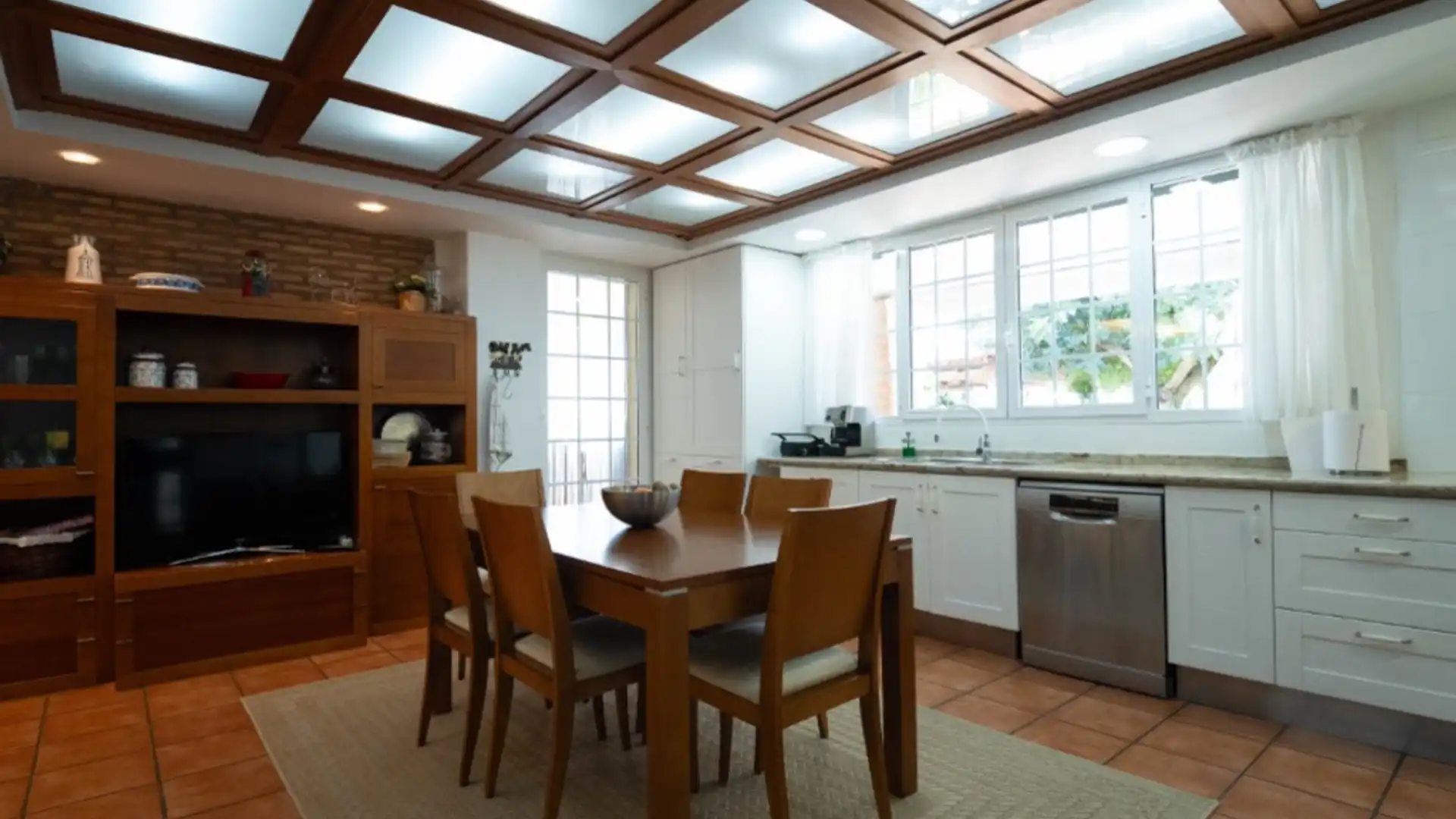 Dining room of Houses for sale in Torrent  with Air Conditioner, Heating and Private garden