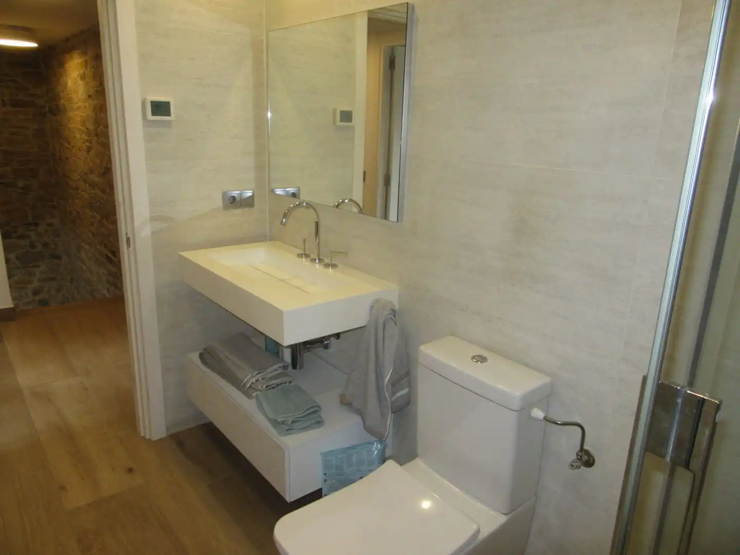 Baño de Casa o chalet en venta en Castiello de Jaca con Calefacción, Jardín privado y Terraza