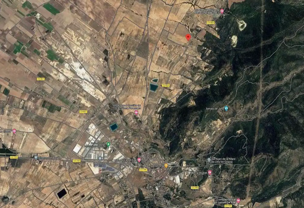 Residential land for sale in Biar, imagen 2