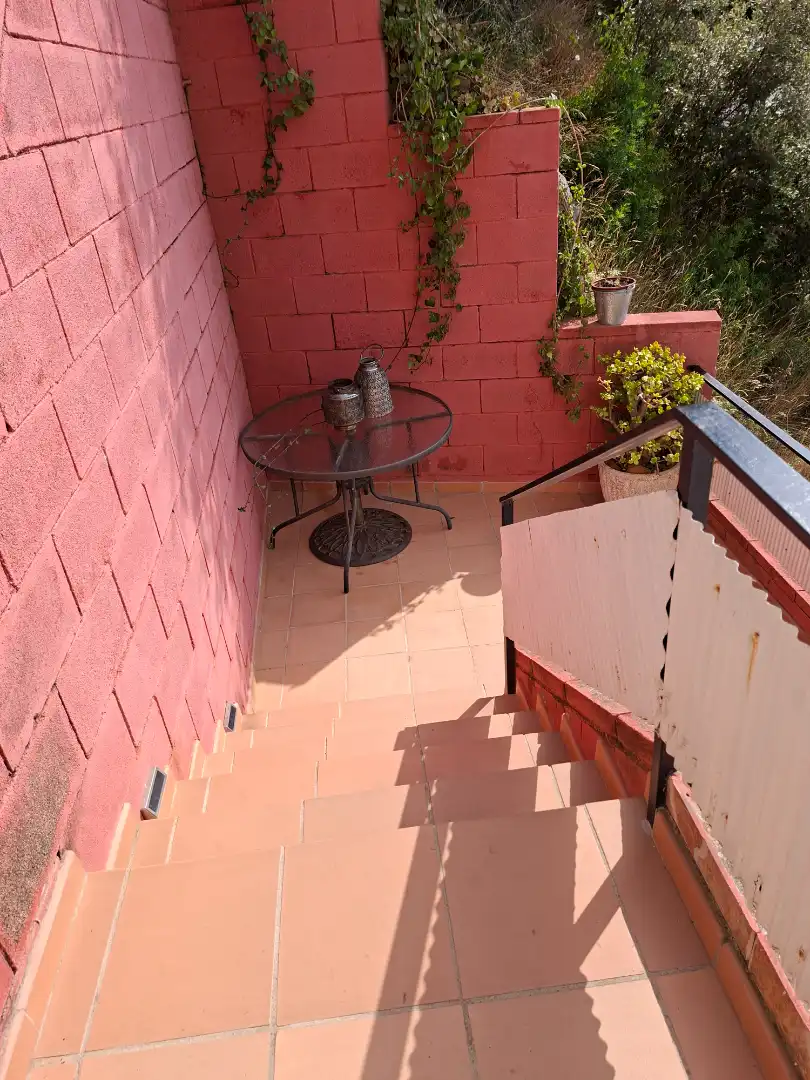 Terraza de Apartamento de alquiler en Pineda de Mar con Aire acondicionado, Amueblado y Horno
