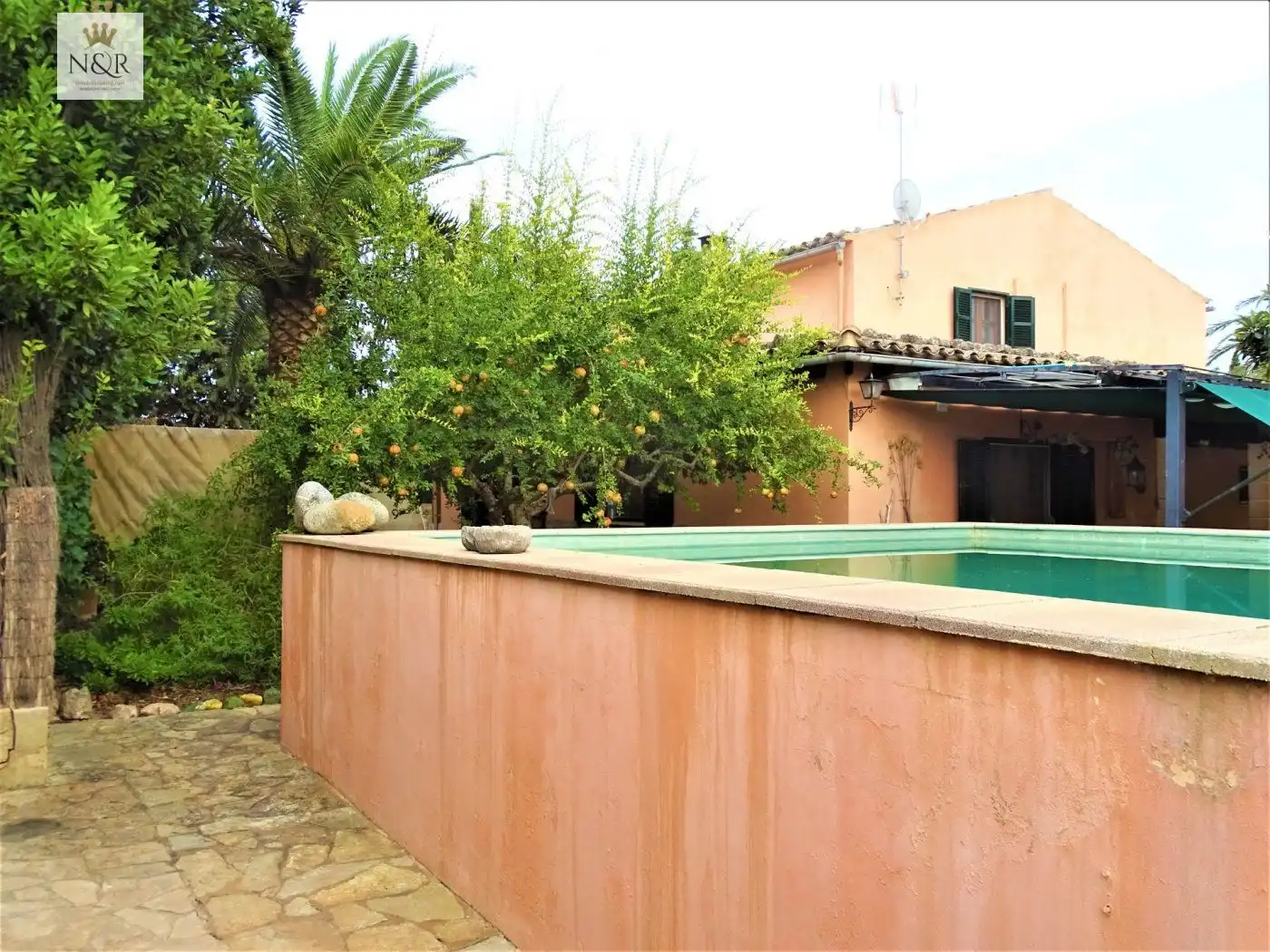 Piscina de Finca rústica en venda en Inca amb Aire condicionat, Calefacció i Jardí privat