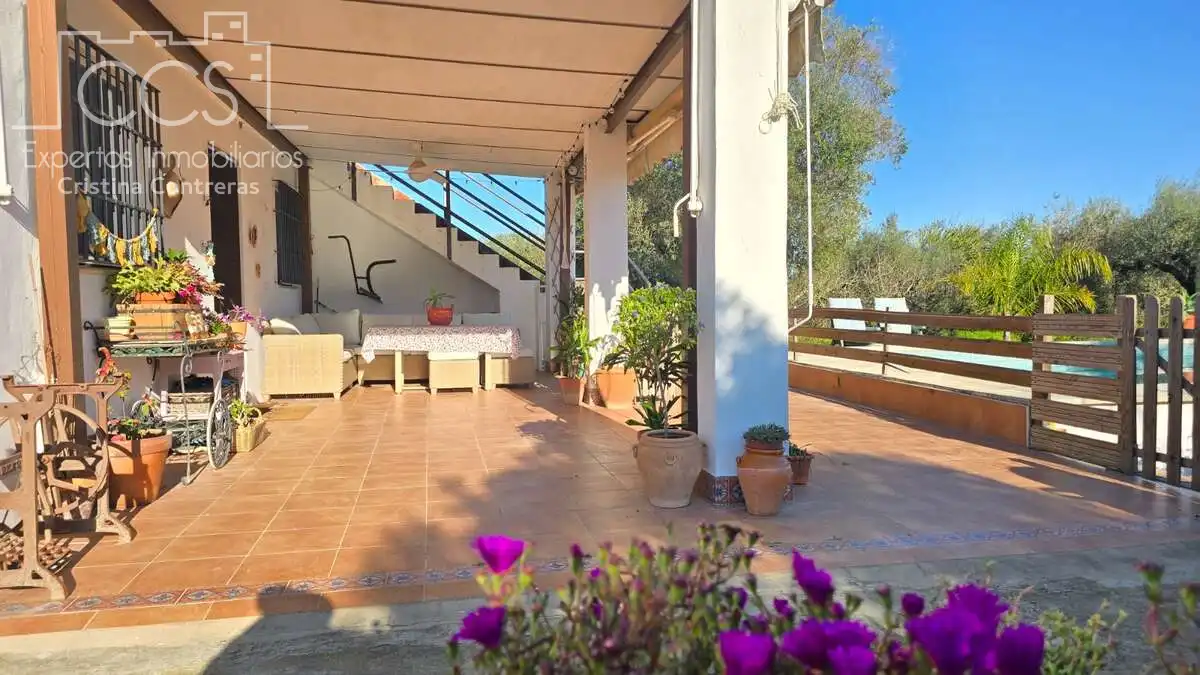 Terrace of Country homes for sale in Pilas  with Air Conditioner, Terrace and Storage room