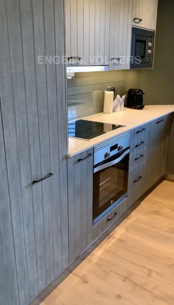 Kitchen of Flat for rent in Barcelona  with Heating, Parquet flooring and Terrace