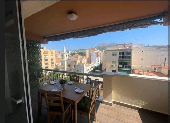 Vista exterior de Pis de lloguer en Málaga Capital amb Terrassa i Moblat