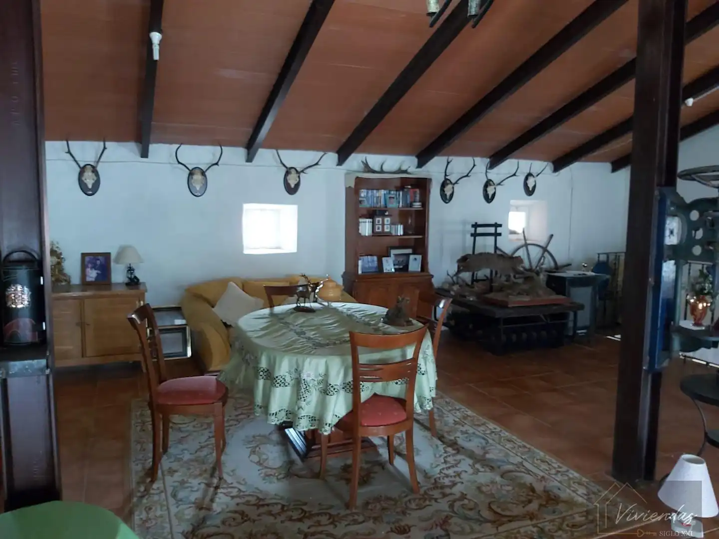 Comedor de Finca rústica en venta en Villanueva de la Serena con Trastero, Amueblado y Alarma