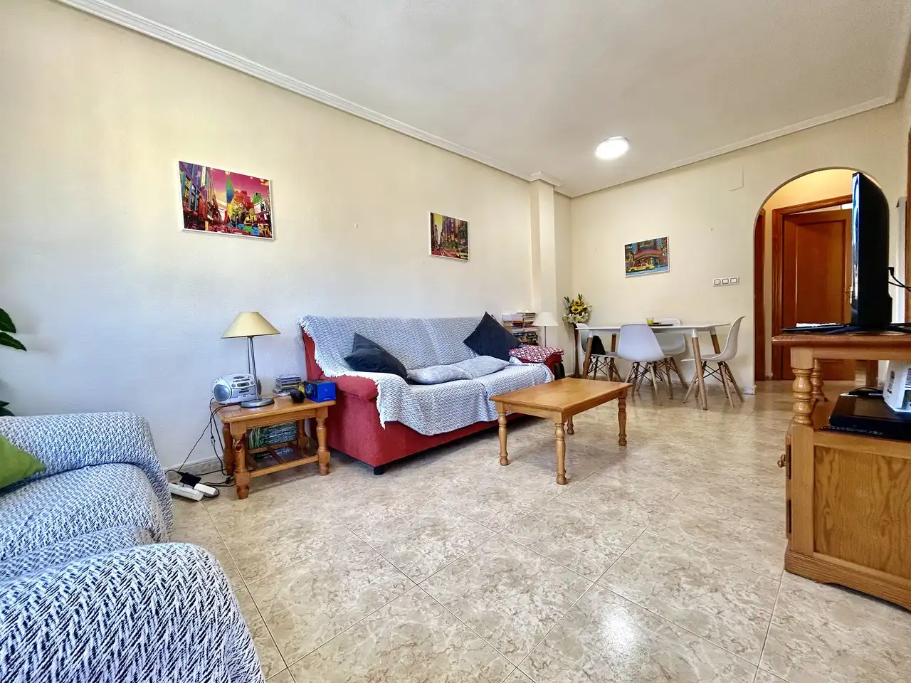 Sala de estar de Ático en venta en Orihuela con Aire acondicionado, Terraza y Trastero