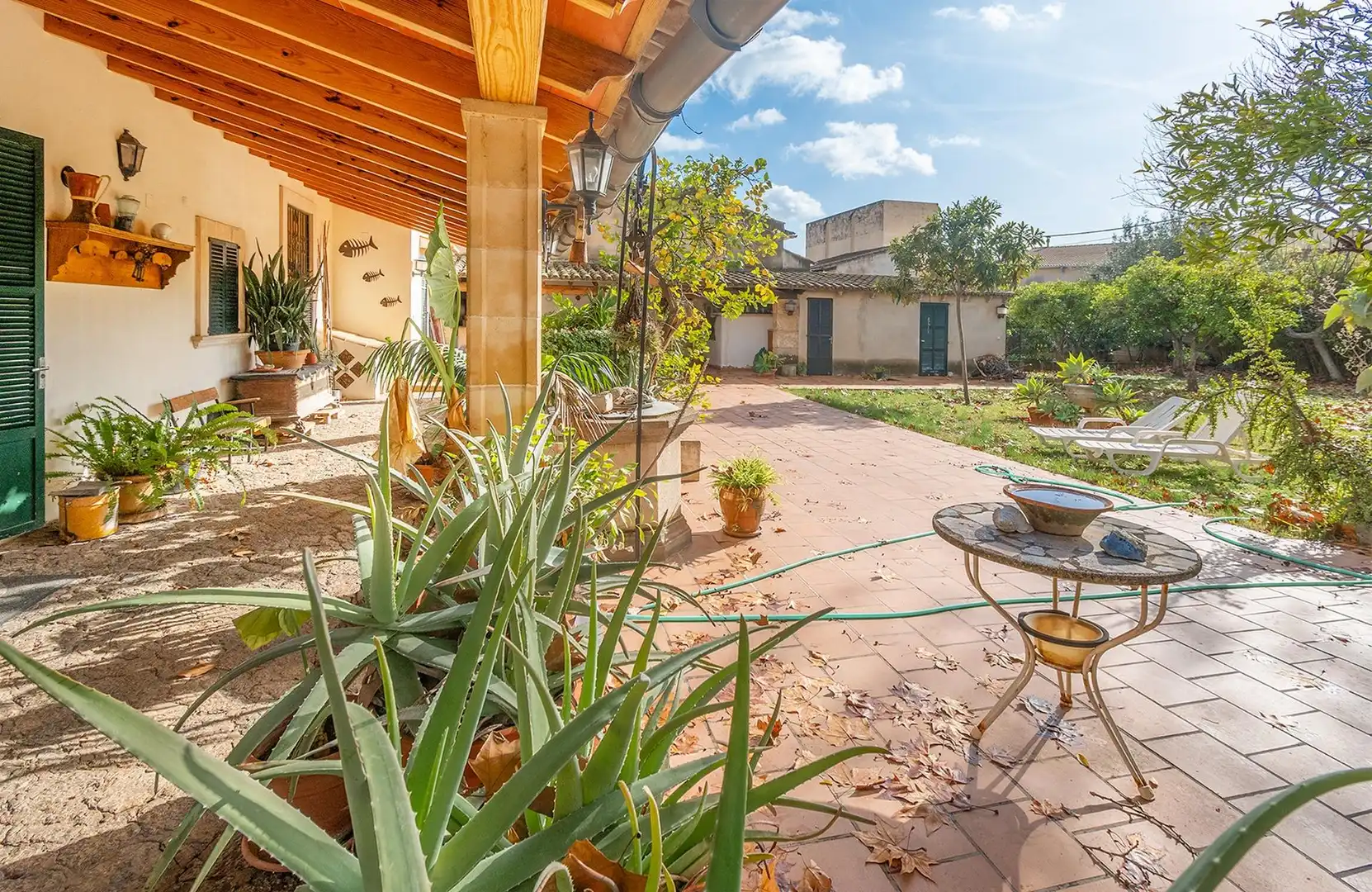 Terrassa de Casa o xalet en venda en  Palma de Mallorca amb Calefacció, Jardí privat i Terrassa