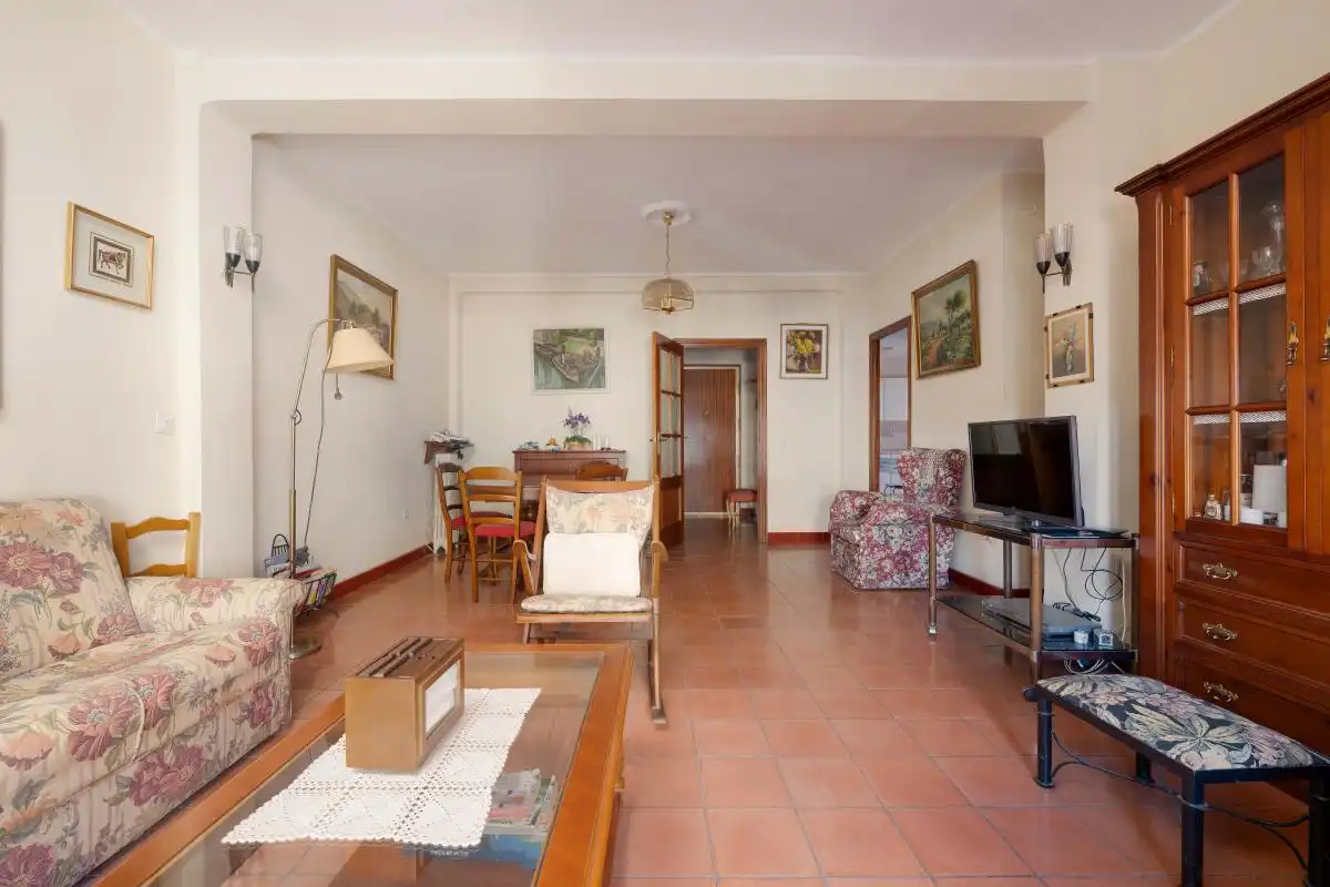 Sala d'estar de Pis en venda en Sevilla amb Calefacció, Terrassa i Balcó