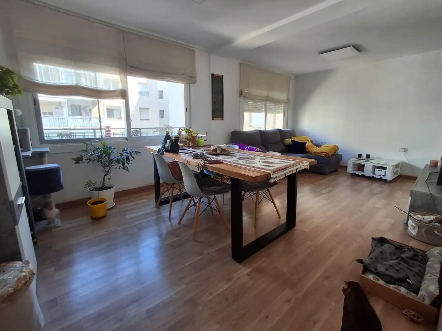 Sala de estar de Piso en venta en Mataró con Aire acondicionado, Calefacción y Parquet