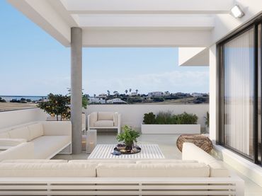 Penthouse mit Pool zum Verkauf in Bahía de Casares