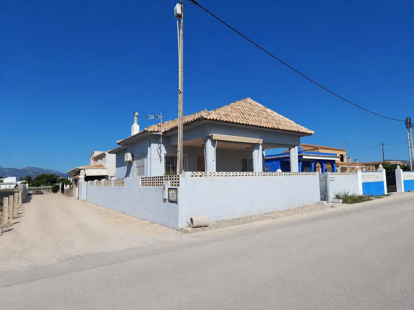 Vista exterior de Casa o chalet en venta en Cullera con Aire acondicionado y Terraza