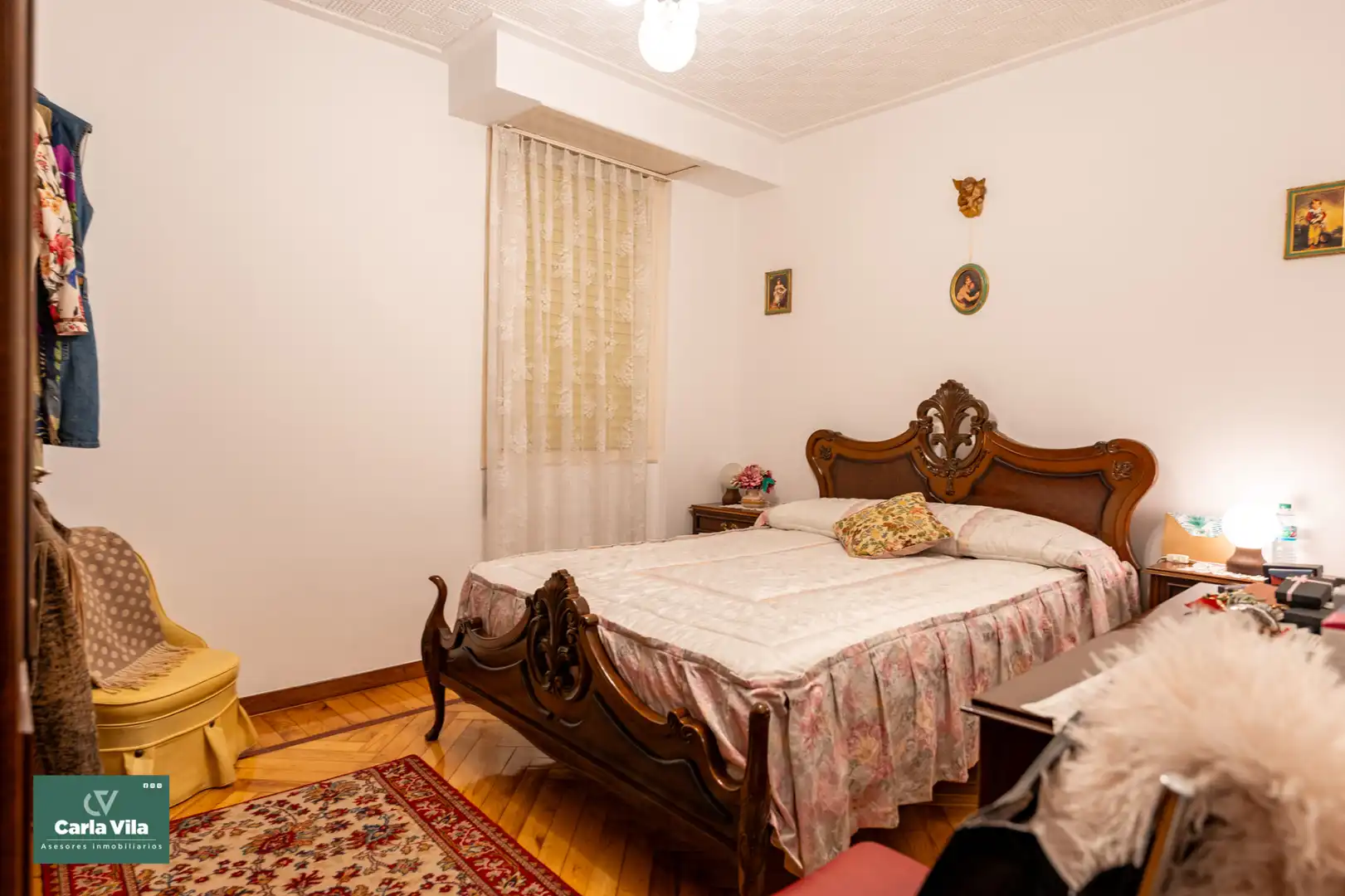 Bedroom of Flat for sale in Lugo  with Heating, Parquet flooring and Terrace