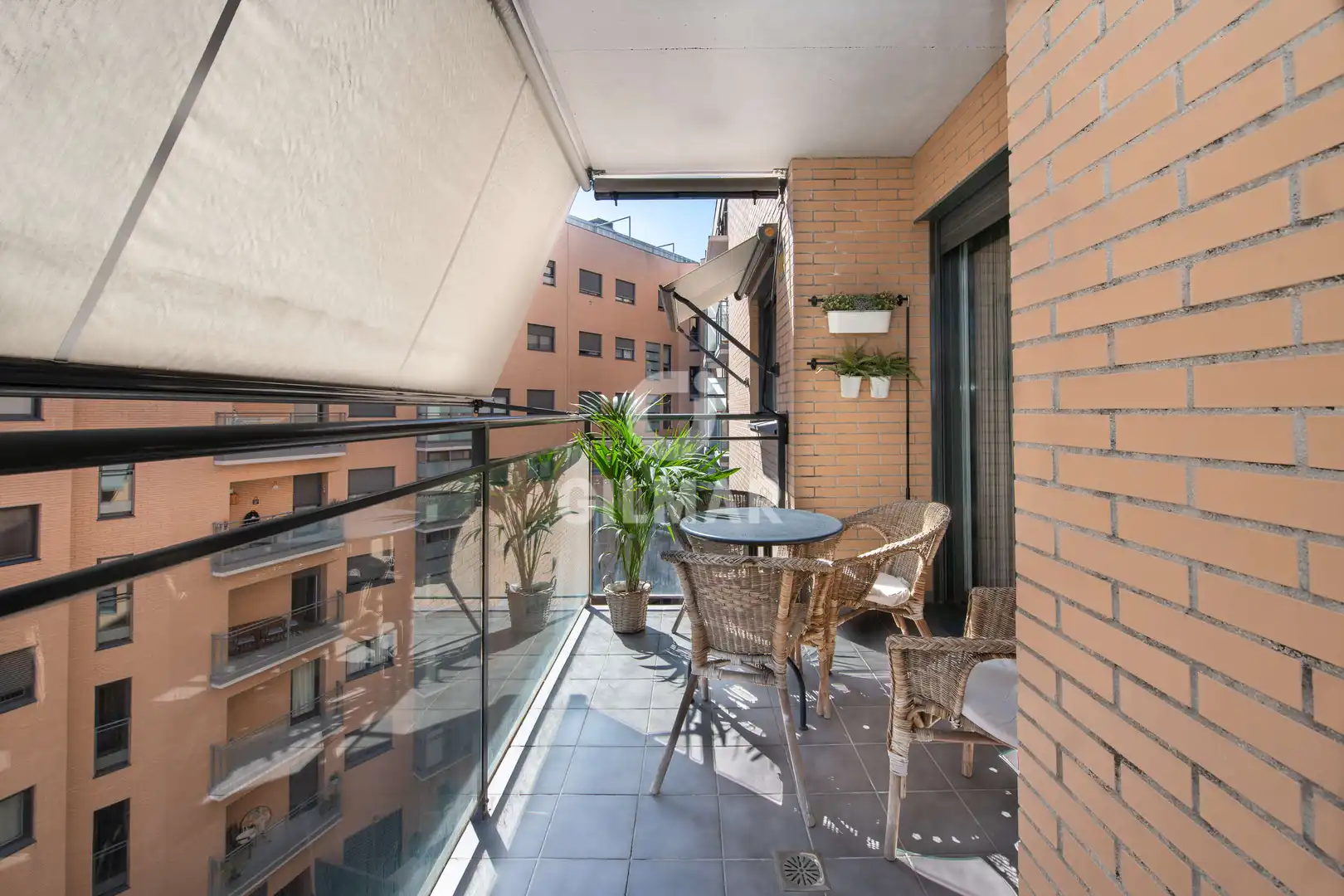Balcony of Flat for sale in Madrid  with Heating, Private garden and Storage room