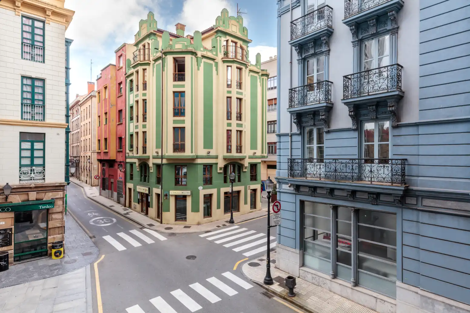 Exterior view of Flat for sale in Gijón   with Heating