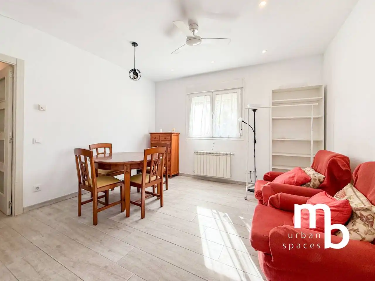 Wohnzimmer von Wohnung zur Miete in Madrid mit Klimaanlage, Heizung und Möbliert