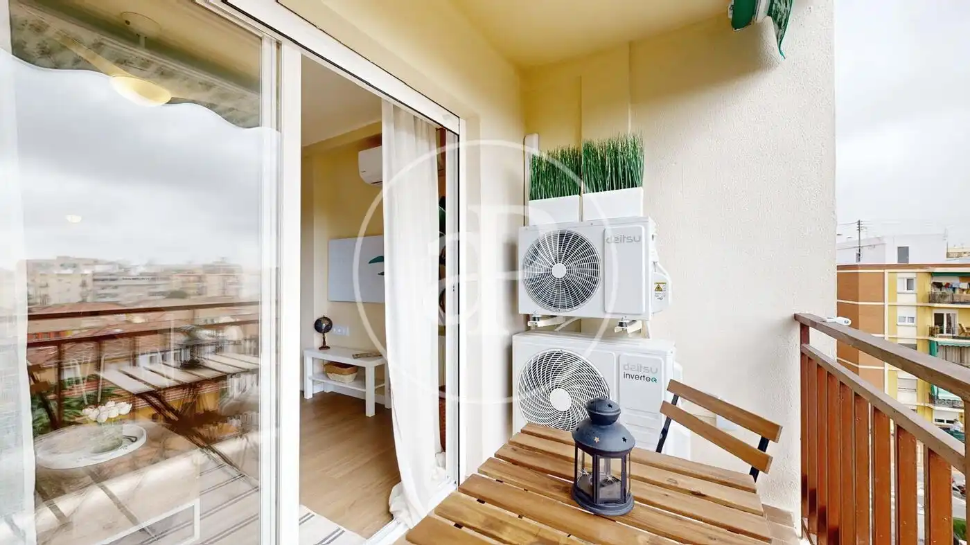 Terrasse von Wohnung zur Miete in Valencia mit Klimaanlage, Heizung und Möbliert