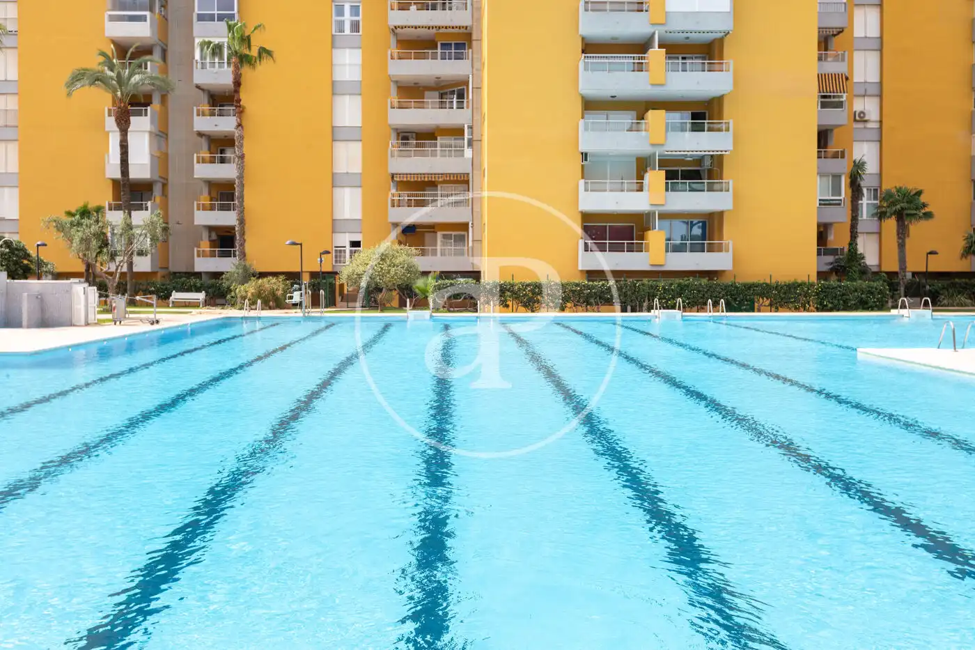 Swimming pool of Flat for rent in Canet d'En Berenguer  with Air Conditioner, Heating and Private garden