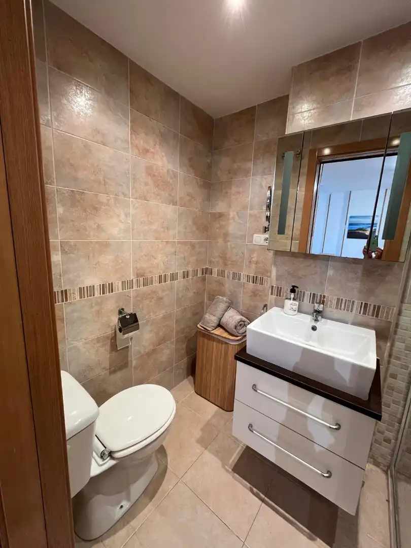 Baño de Apartamento de alquiler en Oropesa del Mar / Orpesa con Aire acondicionado, Terraza y Amueblado