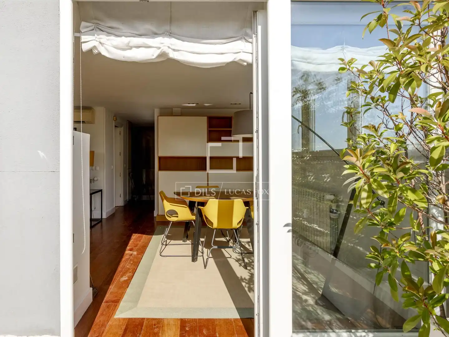 Terrasse von Dachboden zur Miete in Madrid mit Klimaanlage, Heizung und Parkett