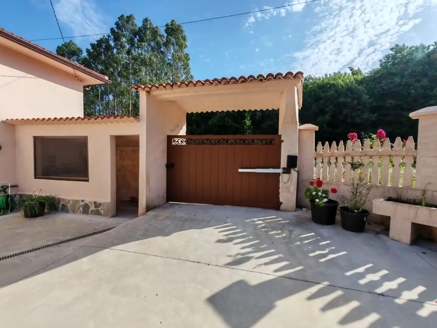 Vista exterior de Casa o chalet en venta en O Pino  con Calefacción, Jardín privado y Trastero