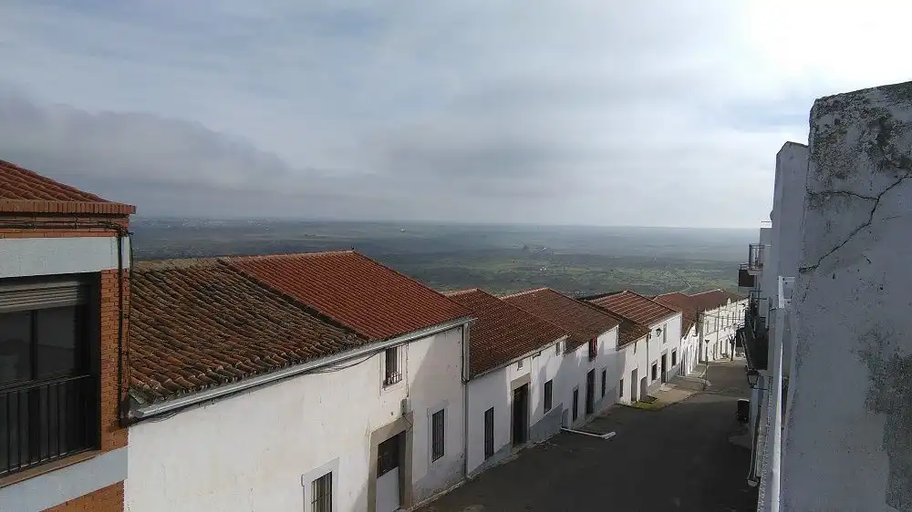 Vista exterior de Casa o chalet en venta en Magacela con Aire acondicionado, Jardín privado y Terraza