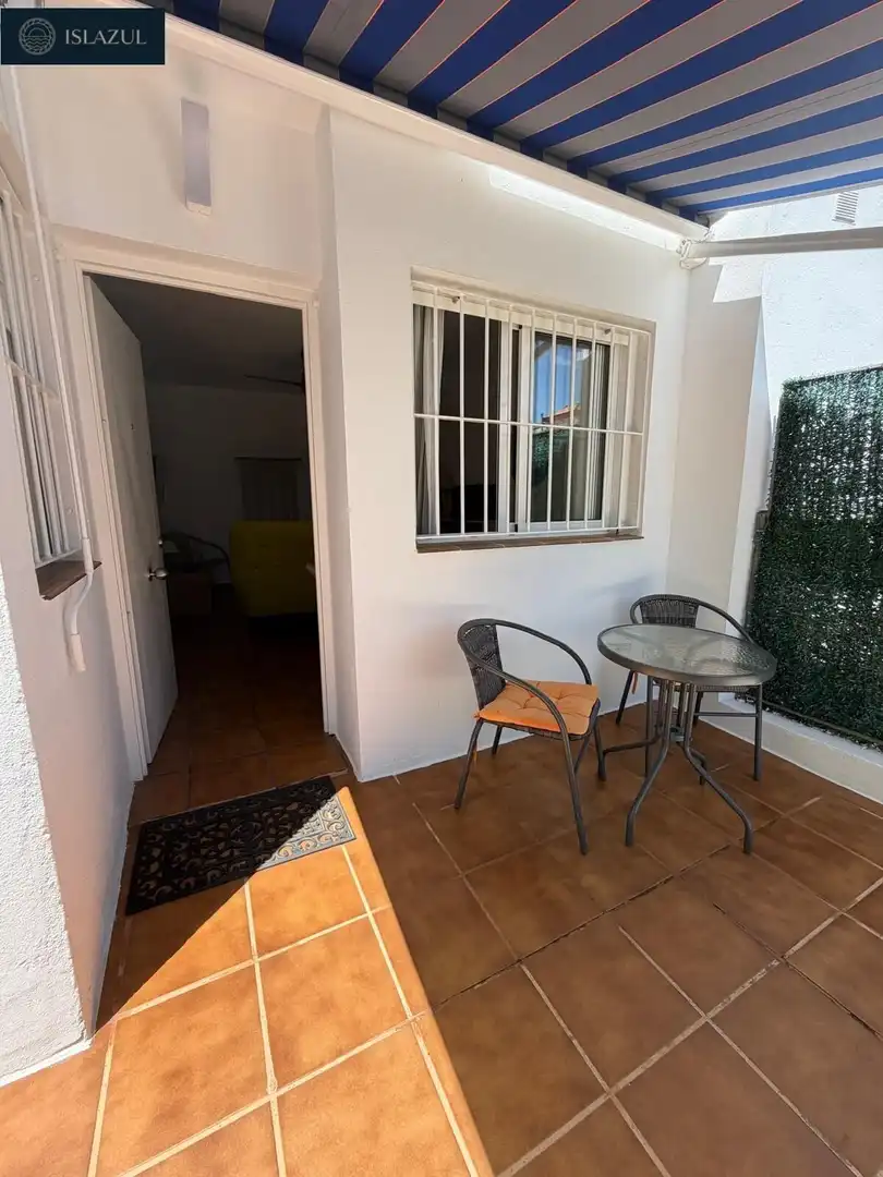 Terrasse von Maisonette zum Verkauf in Islantilla mit Klimaanlage, Heizung und Privatgarten