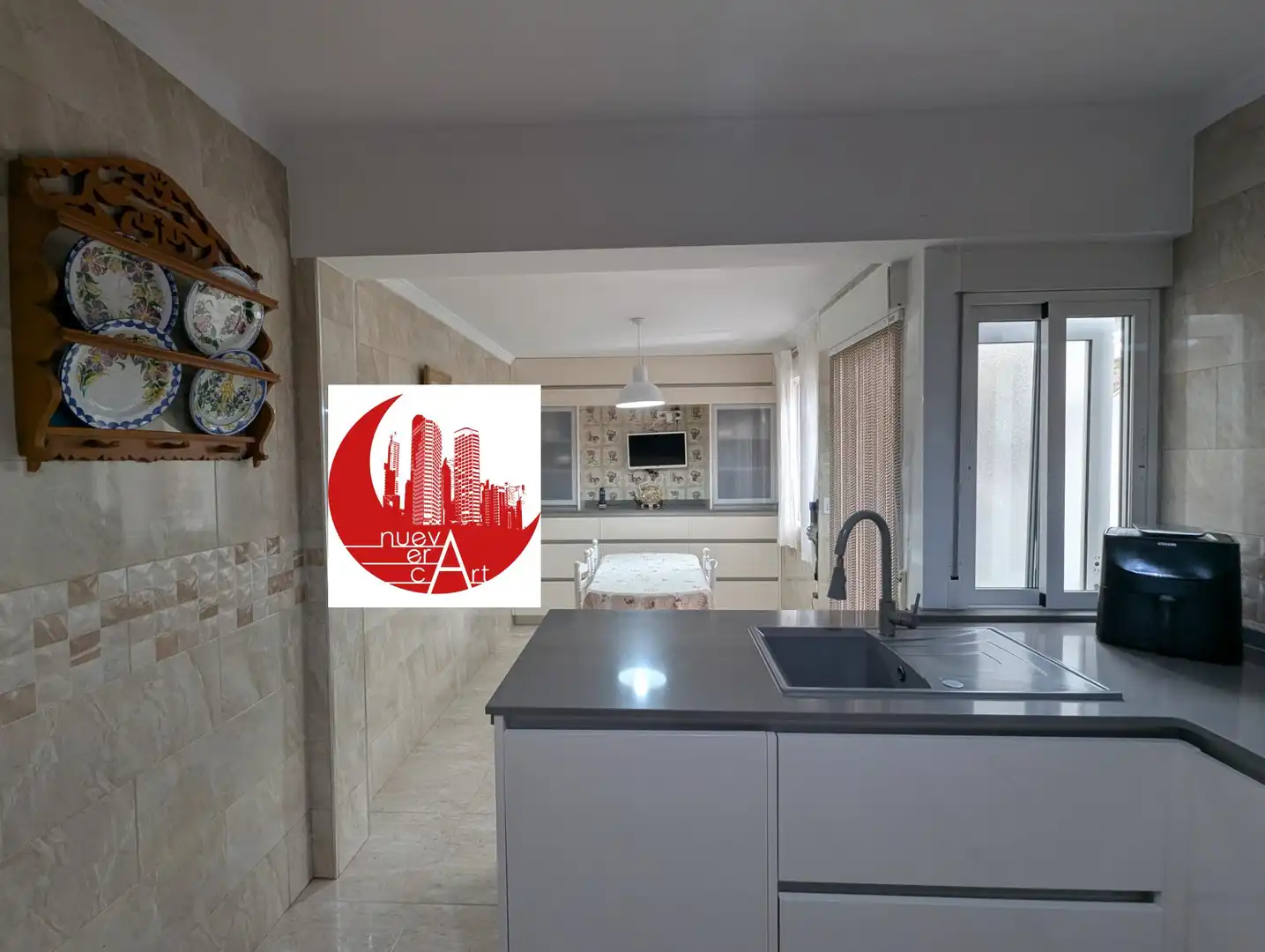 Cocina de Casa o chalet en venta en Cartagena con Aire acondicionado