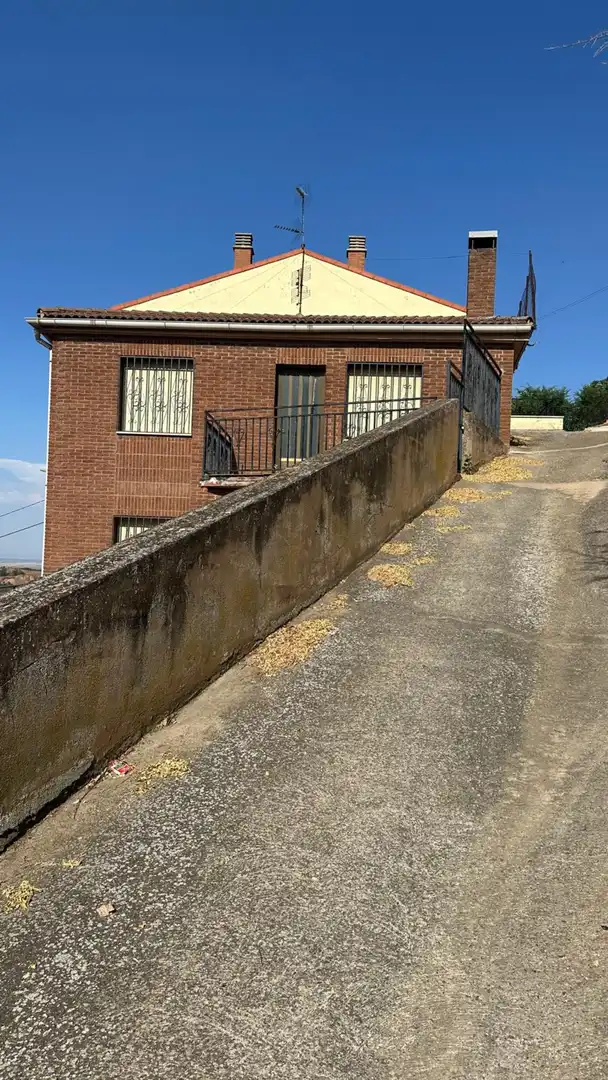 Exterior view of Houses for sale in Ausejo  with Heating, Terrace and Furnished