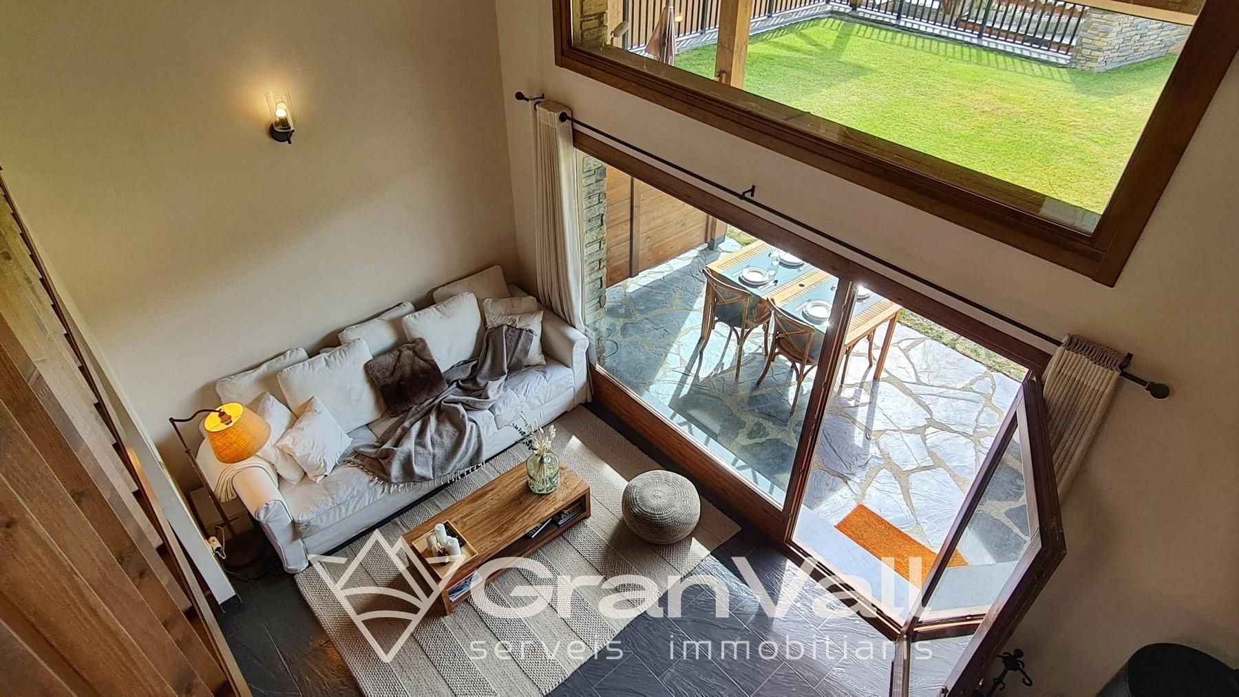 Living room of Single-family semi-detached for sale in Montellà i Martinet  with Heating, Private garden and Terrace