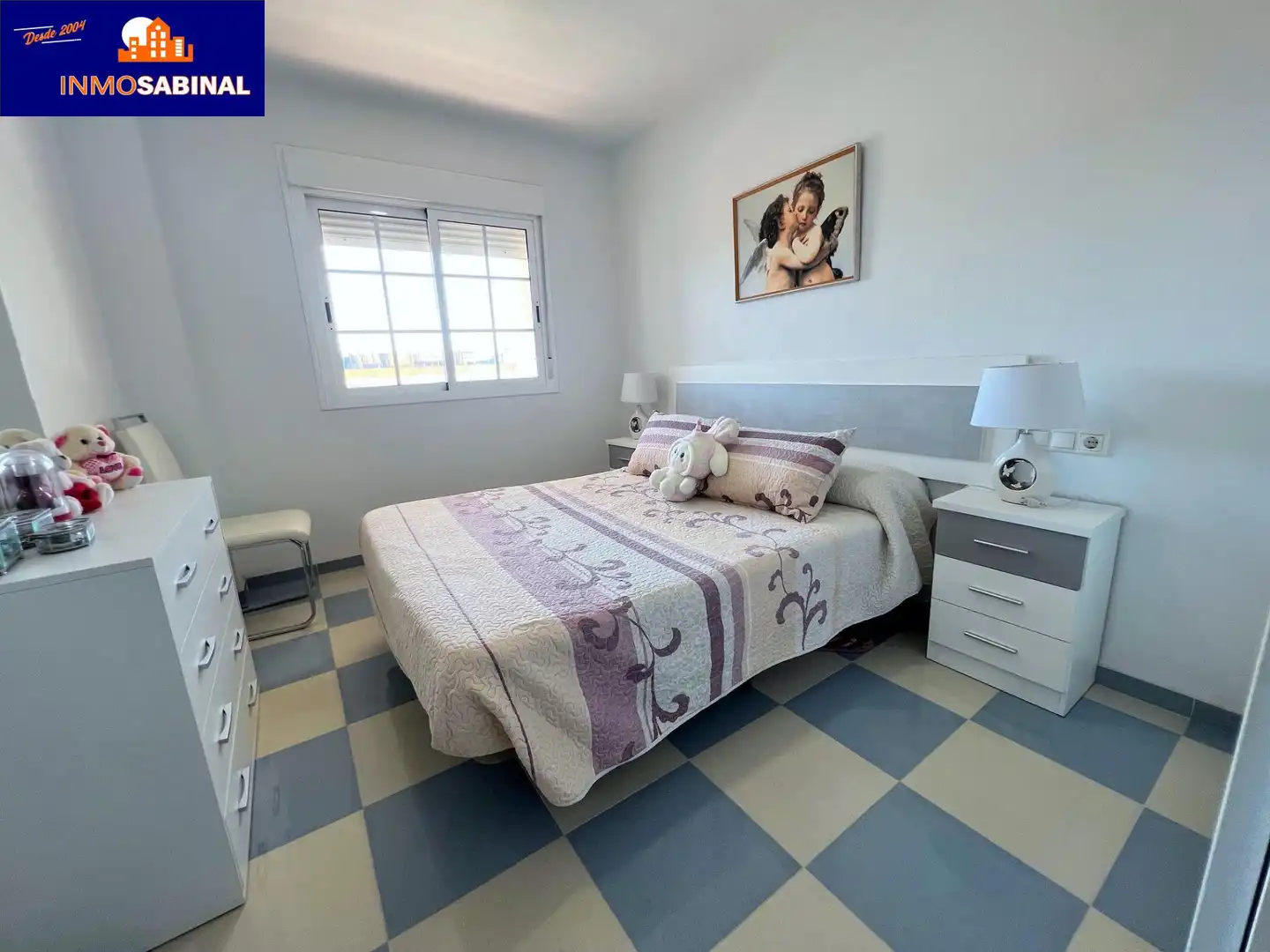 Bedroom of Flat for sale in Roquetas de Mar  with Air Conditioner, Terrace and Furnished
