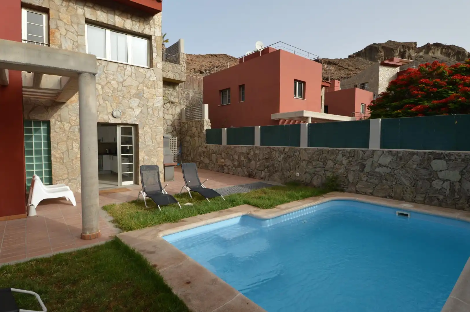 Piscina de Casa o chalet en venta en Mogán con Aire acondicionado, Jardín privado y Terraza