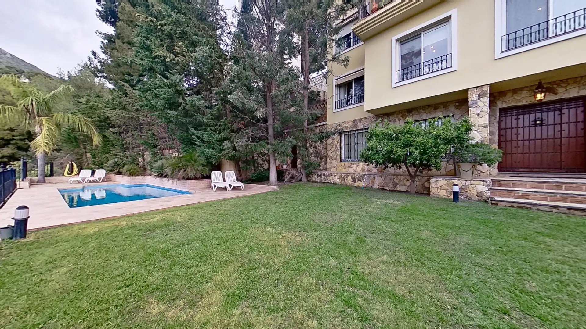 Jardín de Casa o chalet en venta en Málaga con Jardín privado, Terraza y Piscina