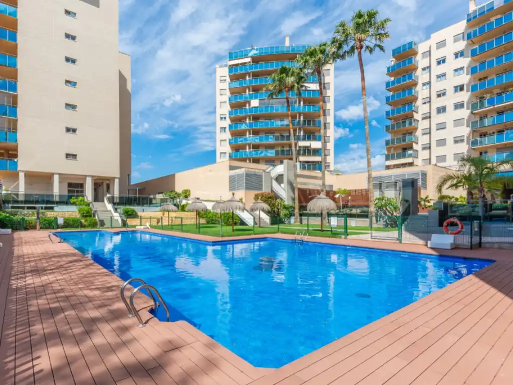 Swimming pool of Attic for sale in El Campello  with Air Conditioner, Private garden and Terrace