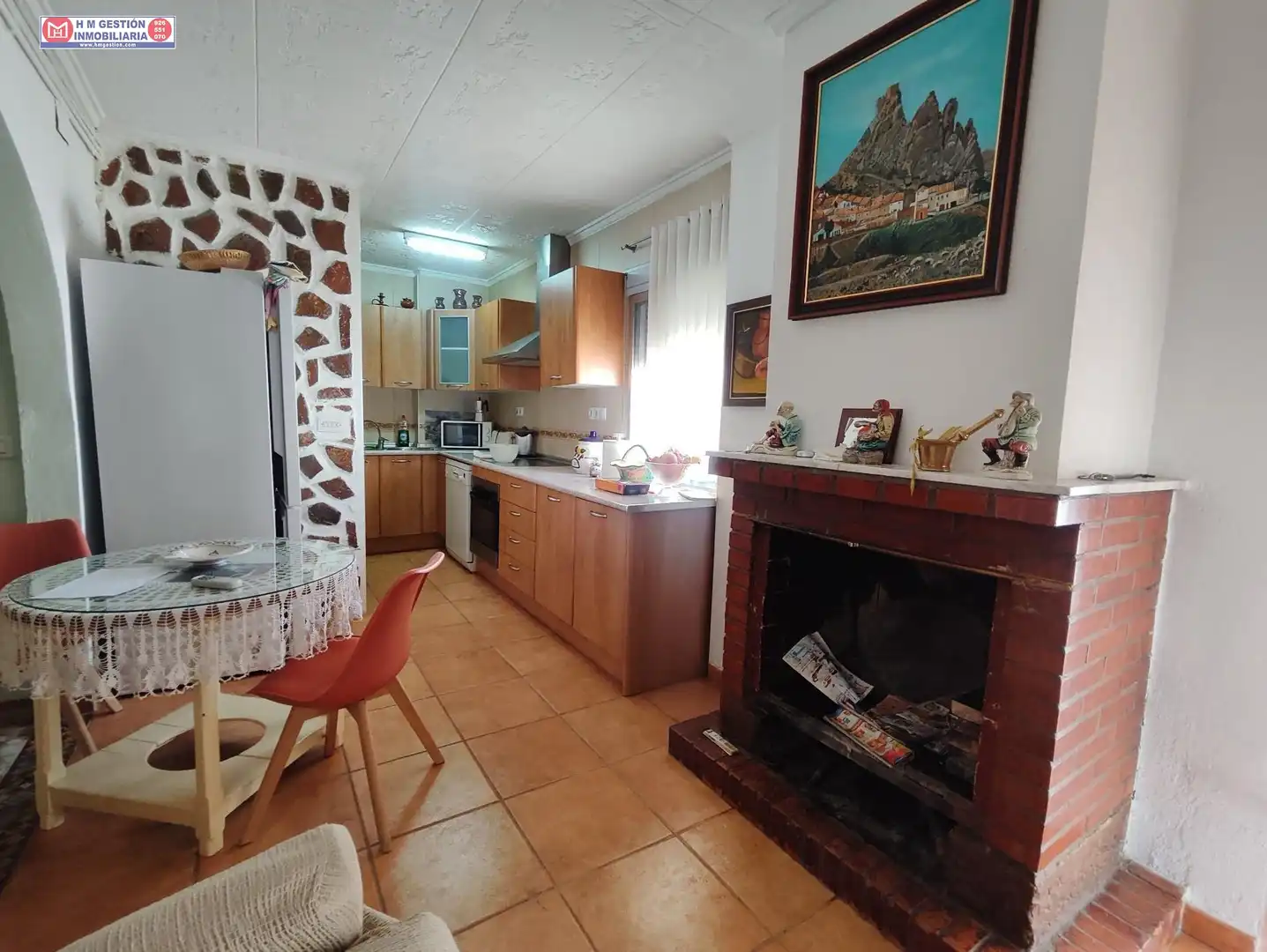 Cocina de Casa o chalet en venta en Alcázar de San Juan con Aire acondicionado, Calefacción y Piscina